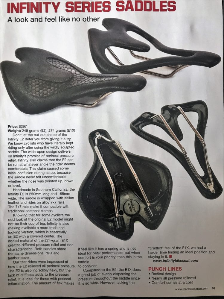 infinity saddle review
